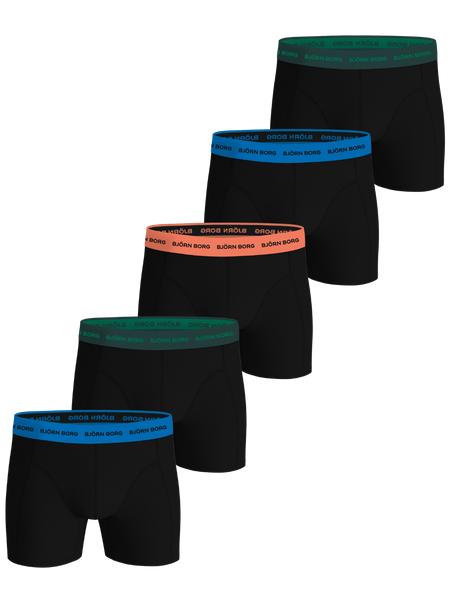 Björn Borg Cotton Stretch Boxers 5-pack Multi, XXL | Apparel & Accessories - Clothing - Underwear & Socks - Underwear | ModeLejon