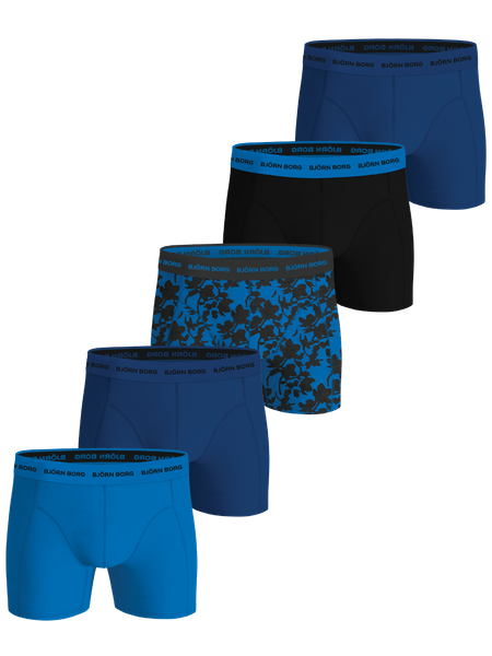 Björn Borg Cotton Stretch Boxers 5-pack Svart, XXL | Apparel & Accessories - Clothing - Underwear & Socks - Underwear | ModeLejon