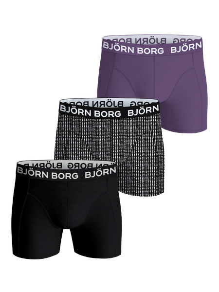 Björn Borg Cotton Stretch Boxers 3-pack Svart, XXL | Apparel & Accessories - Clothing - Underwear & Socks - Underwear | ModeLejon