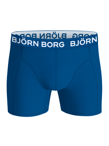 Björn Borg Cotton Stretch boxer 3-pack i blått – baksida