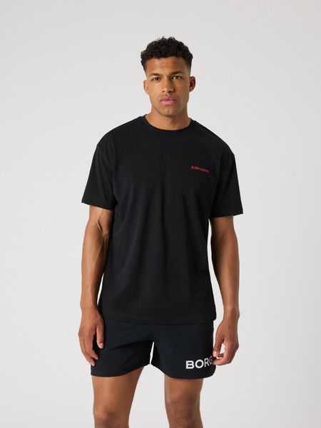 Björn Borg Gym Pride oversized t-shirt i svart – baksida