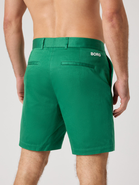 Björn Borg golf chinosshorts i grönt – bomullstwill – baksida