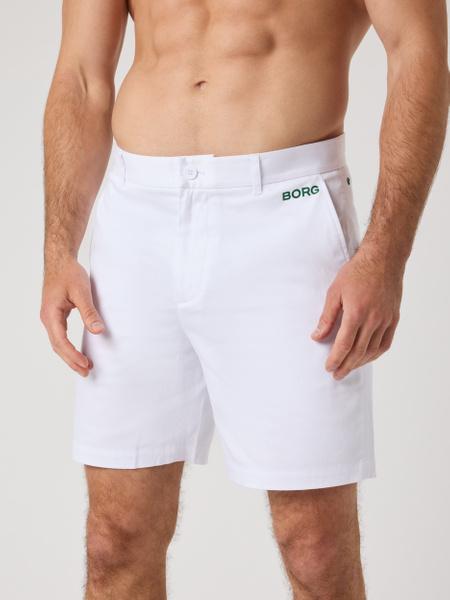 Björn Borg Borg Golf Chinos Shorts Vit, XXL | Apparel & Accessories - Clothing - Shorts | ModeLejon