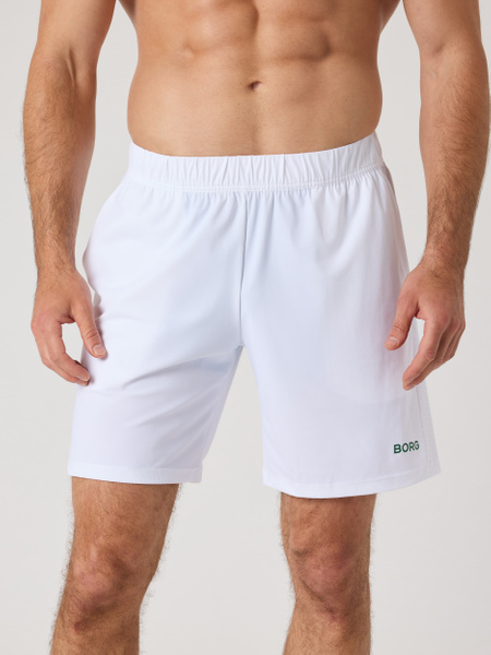Björn Borg Borg Golf Sports Shorts 8 Inch Vit, XXL | Apparel & Accessories - Clothing - Shorts | ModeLejon