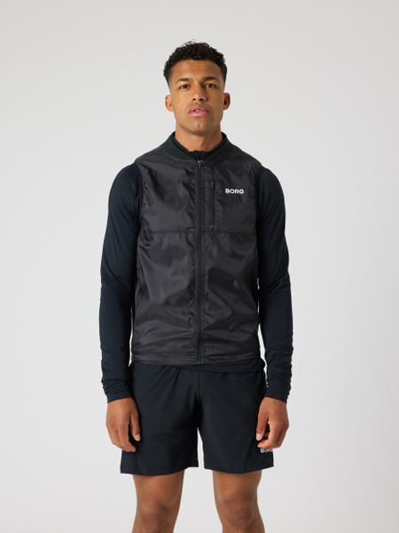 Björn Borg Borg Golf Vest Ripstop Svart, XXL | 1831 | ModeLejon