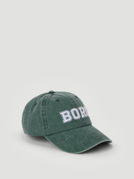 Björn Borg Borg Washed Bold Logo Cap Grön, 58 | 173 | ModeLejon