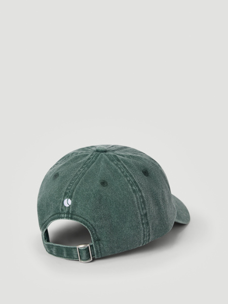 Björn Borg Washed Bold Logo Cap – urtvättad keps i grönt – baksida