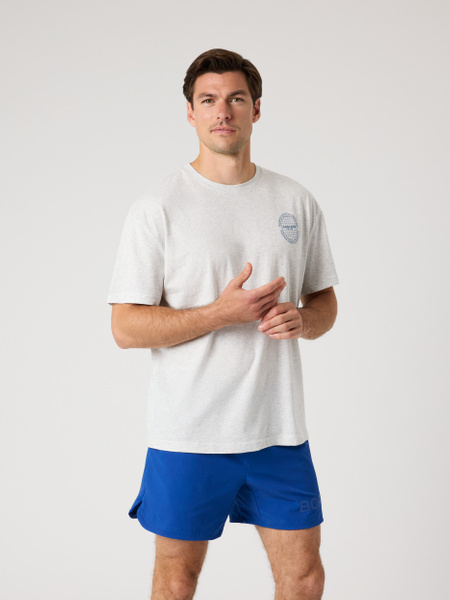 Björn Borg Ace Oversized T-shirt Grå, XXL | Apparel & Accessories - Clothing - Shirts & Tops | ModeLejon