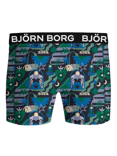 Björn Borg Microfiber boxer 1-pack i flerfärgat – baksida