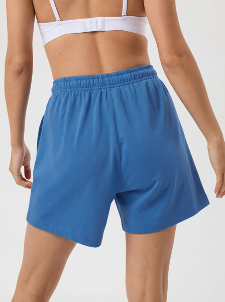 Björn Borg Studio Jersey Shorts – blå jerseyshorts i bomull – baksida