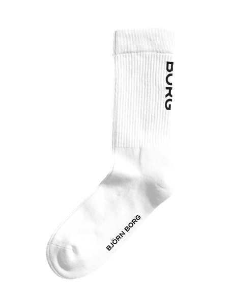 Björn Borg Classic crew-strumpor 3-pack i bomull i svart – baksida
