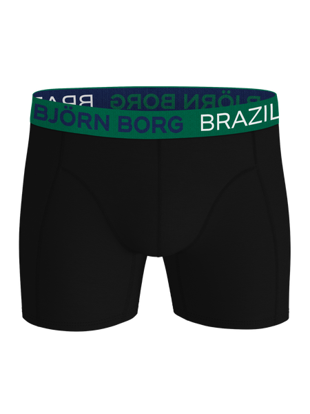 Björn Borg Brazil boxershorts 3-pack för herr – svart – baksida