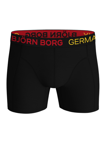 Björn Borg Cotton Stretch boxer herr Germany 3-pack – svart – baksida