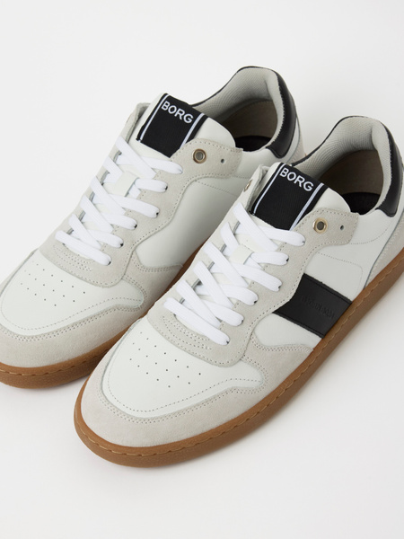 Björn Borg Legacy sneakers i svart äkta läder för herr – baksida