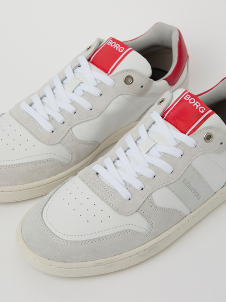 Björn Borg Legacy sneakers i rött, äkta läder i röd – baksida