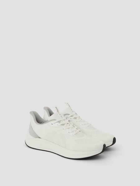 Björn Borg Ace stickade sneakers unisex, vit – baksida