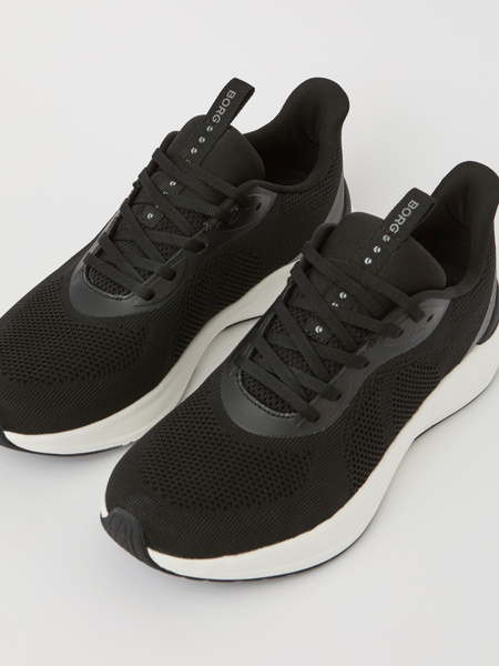 Björn Borg Ace Knit Sneakers unisex i svart – baksida