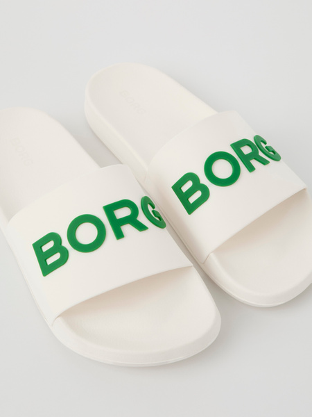 Björn Borg Knox Slides unisex i grönt – baksida