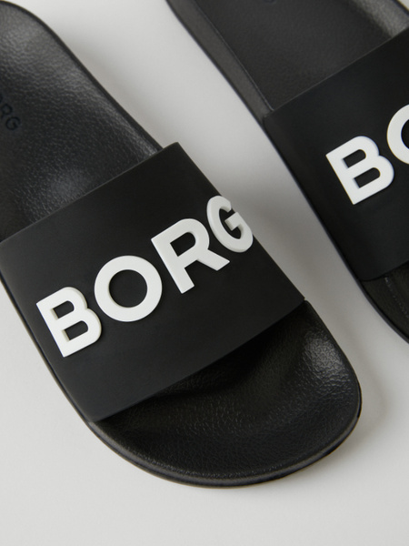 Björn Borg Knox slip-in sandaler unisex, svart – baksida