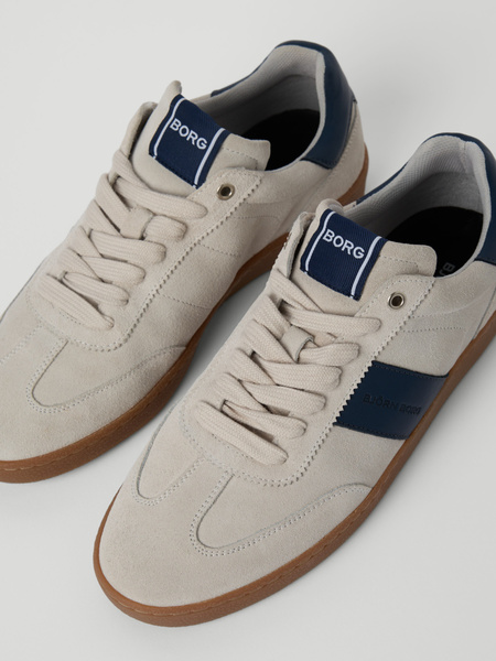 Björn Borg Grace 56 lädersneakers i vitt för dam – baksida