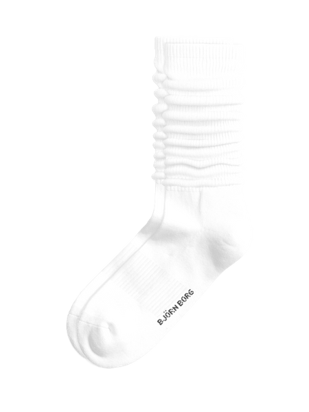 Björn Borg Classic Slouchy Crew Sock 1-pack Vit, 36-40 | Apparel & Accessories - Clothing - Underwear & Socks - Socks | ModeLejon