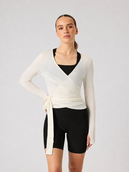 Björn Borg Studio Wrapped Top Hvid, L