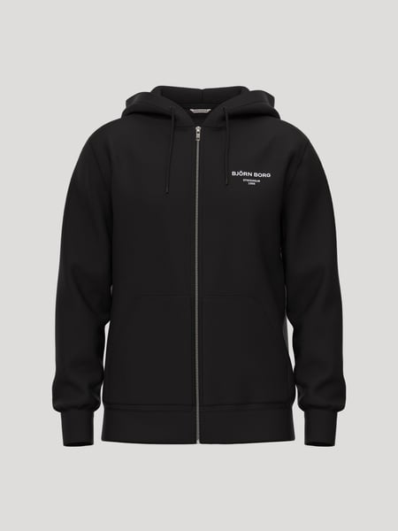 Björn Borg Borg Essential 1 Zip Hoodie Sort, L