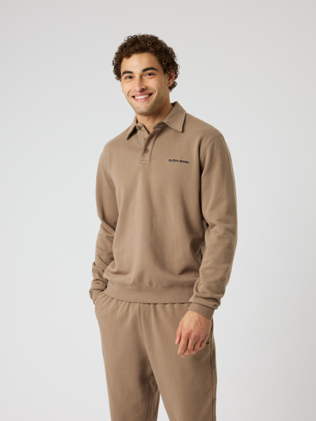 Björn Borg Borg Classic Polo Sweatshirt Brun, L