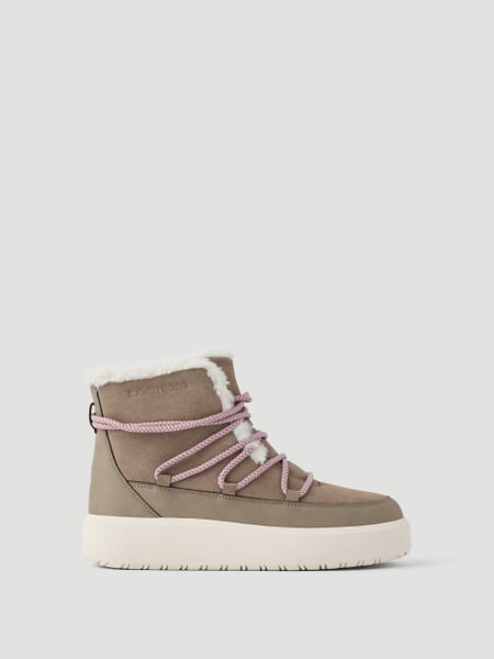 Björn Borg Women's Wooly Lace Up Boots Brun, 36