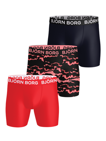 Björn Borg Sports Microfiber Boxers 3-pack Multi, XL
