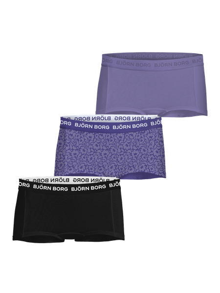 Björn Borg Cotton Stretch Boxers Shorts 3-pack Sort, 170