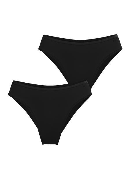Björn Borg Comfort High Leg Briefs 2-pack Sort, L