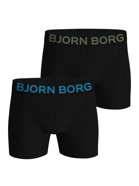 Björn Borg Organic Cotton Stretch Boxers 2-pack Sort, L