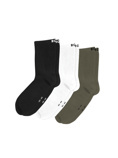 Björn Borg Sports Socks 3-pack Sort, 43-46