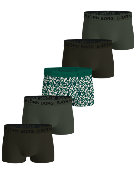 Cotton Stretch Trunks 5-pack