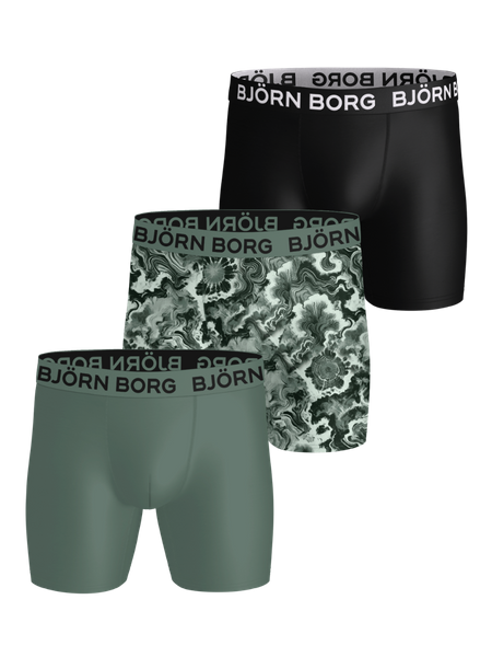 Sports Microfiber Boxers 3-pack