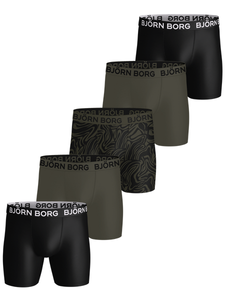 Sports Microfiber Boxers 5-pack