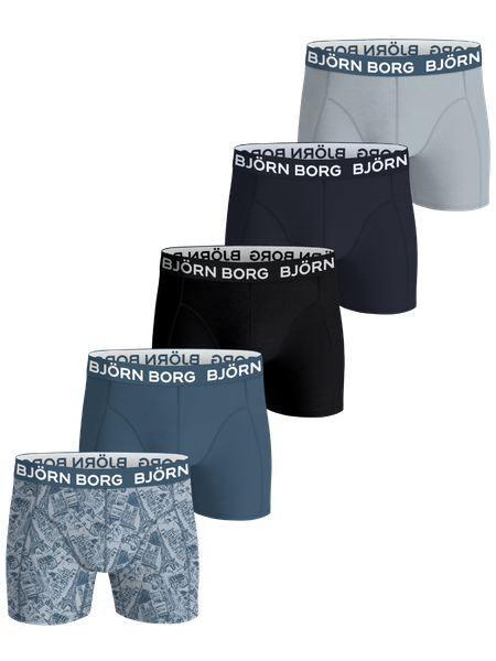 Cotton Stretch Boxers 5-pack