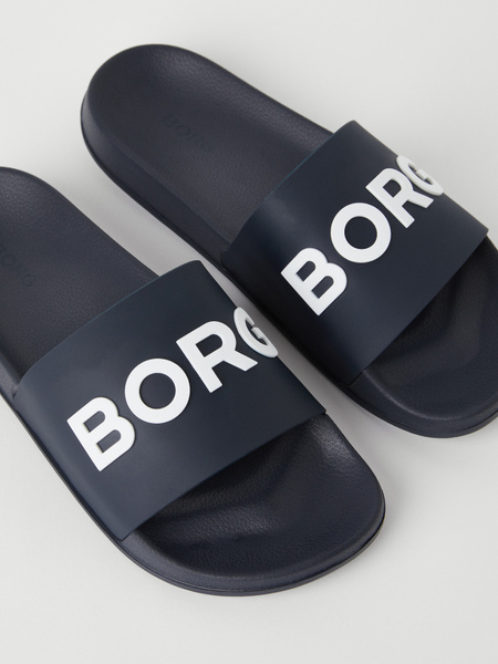 Björn Borg Knox badsandal i marinblå för herr – baksida