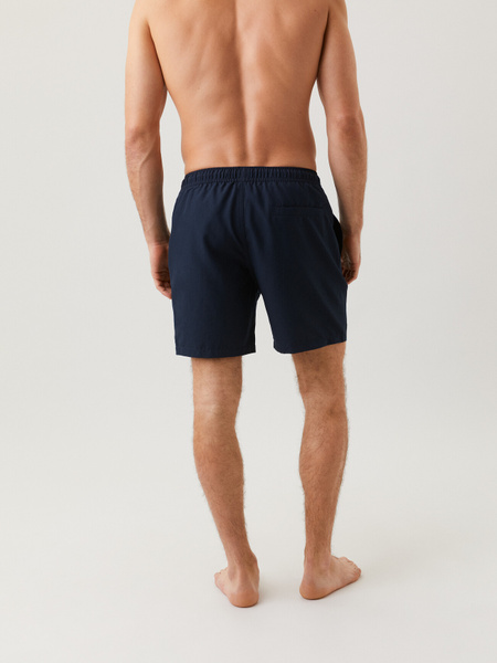 Björn Borg Swim Shorts – marinblå badshorts – baksida