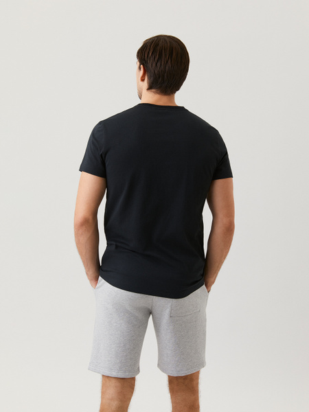 Björn Borg Centre t-shirt i svart 100% bomull – baksida