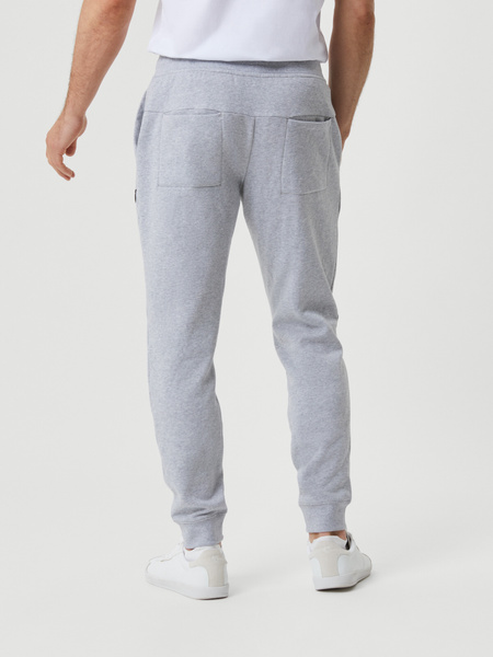 Björn Borg Centre Tapered Pant grå – mjukbyxa med muddar – baksida
