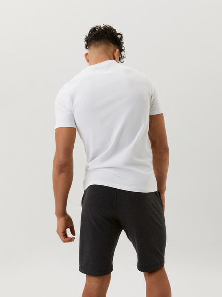 Björn Borg Core Slim t-shirt 2-pack i bomullsmix i vit – baksida