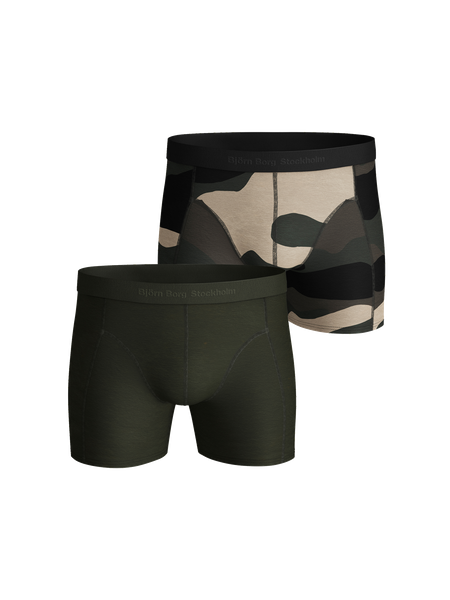 Björn Borg Peaceful Lyocell Shorts 2-pack Black Beauty, L male