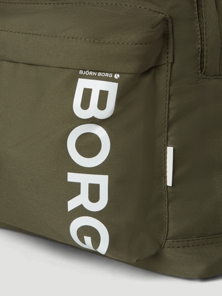 Björn Borg Core Street Backpack 21L – grön ryggsäck – baksida