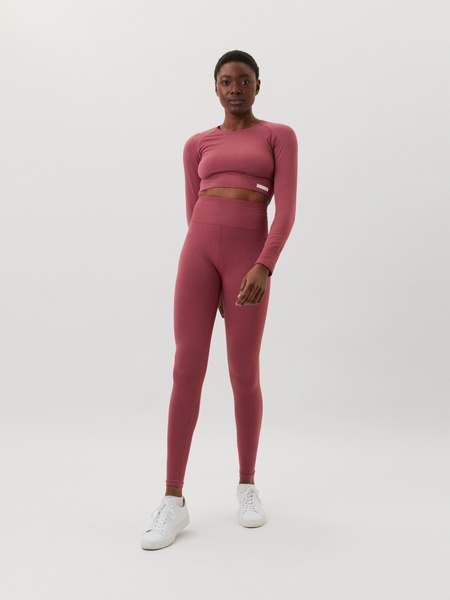 BJÖRN BORG Sthlm Seamless Tights women Baroque rose ML Recycled Polyester